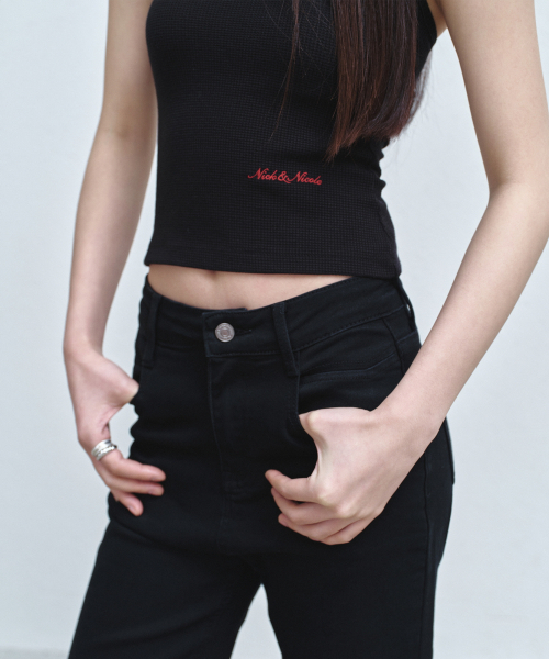 NICK&NICOLE（ニックアンドニコール）の「HALTER NECK TOP_BLACK（Tシャツ/カットソー・レディース・その他・FREE）」の5枚目の写真