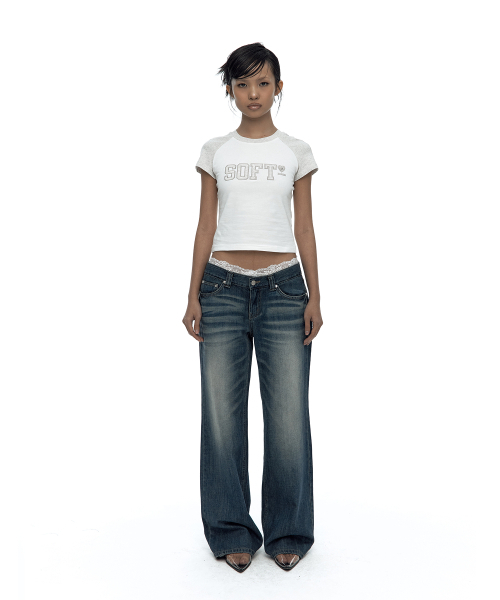 KASHIKO（カシコ）の「SOFT Raglan Tee Oatmeal（Tシャツ/カットソー・レディース・その他・SMALL/MEDIUM）」の2枚目の写真
