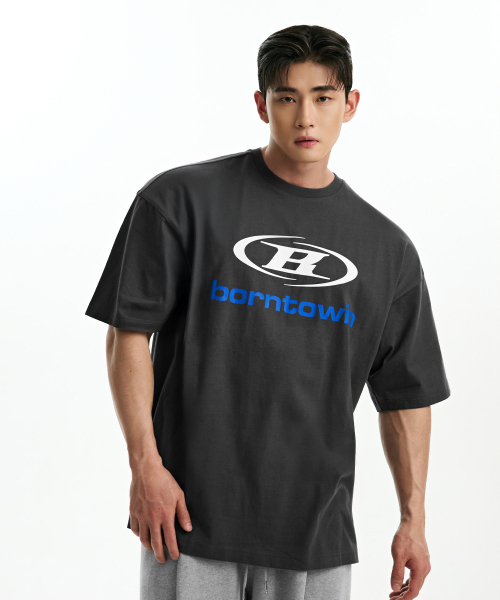 BORN TO WIN（ボーントゥウィン）の「SYMBOL B LOGO T-SHIRTS [CHARCOAL]（Tシャツ/カットソー・メンズ・その他・1/2/3）」の5枚目の写真