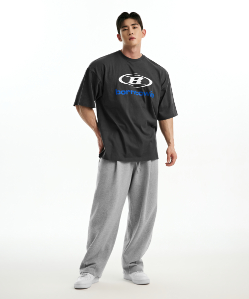 BORN TO WIN（ボーントゥウィン）の「SYMBOL B LOGO T-SHIRTS [CHARCOAL]（Tシャツ/カットソー・メンズ・その他・1/2/3）」の6枚目の写真