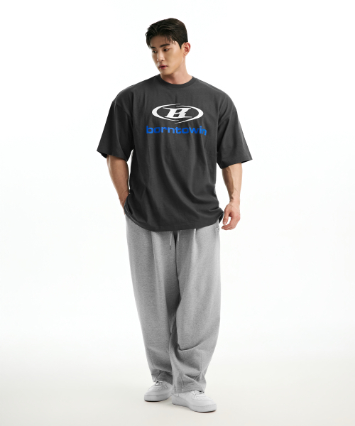 BORN TO WIN（ボーントゥウィン）の「SYMBOL B LOGO T-SHIRTS [CHARCOAL]（Tシャツ/カットソー・メンズ・その他・1/2/3）」の8枚目の写真