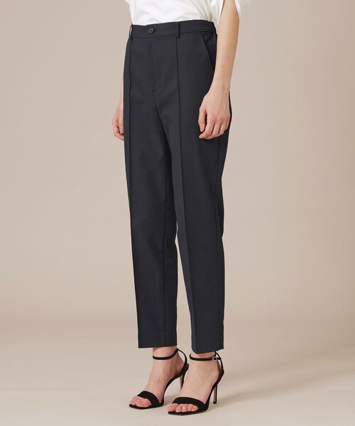 MACKINTOSH LONDON(マッキントッシュ ロンドン)の「【WEB・一部店舗限定】コットンリネンブレンドオックステーパードパンツ(その他パンツ・レディース・ベージュ/ネイビー/オフホワイト・40/36/38)」の8枚目の写真