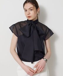 Whim Gazette | シアーボウタイブラウス(シャツ/ブラウス)