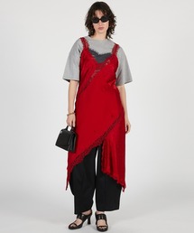 PRANK PROJECT | 【2026Summer Pre-Order】アシメランジェリードレス / Asymmetrical Lingerie Dress(ワンピース)