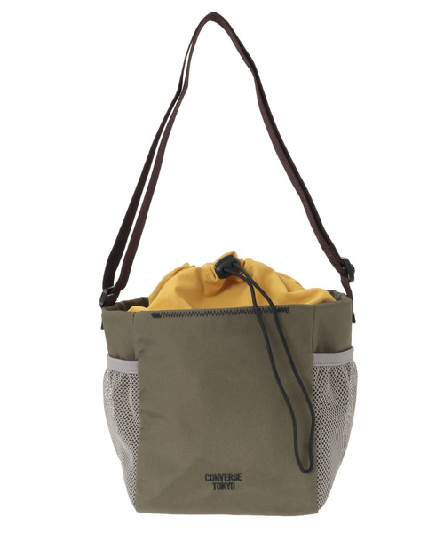 CONVERSE TOKYO(コンバーストウキョウ)の「MESH BOX SHOULDER BAG(ショルダーバッグ・レディース・ブラック/カーキ/グレー・FREE)」の8枚目の写真