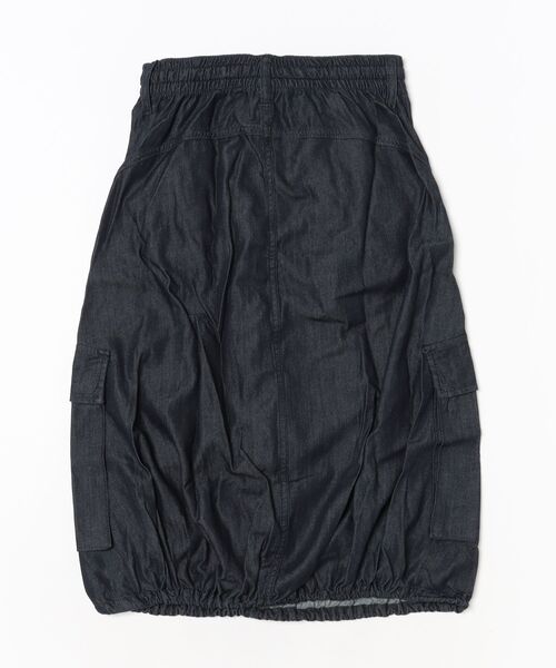 G-STAR(ジースター)の「Lightweight Parachute Midi Skirt/ライトウェイトミリタリーディテールパラシュートカーゴスカート(スカート・レディース・ダークインディゴブルー・24inch/25inch/26inch)」の8枚目の写真