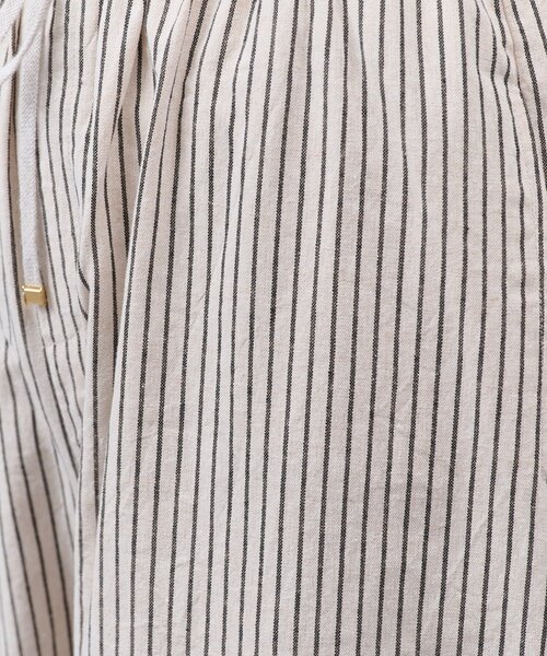 Jena espace merveilleux（ジェナ　エスパスメルヴェイユ）の「リネンストライプパンツ（その他パンツ・レディース・ブラック/ベージュ・FREE）」の10枚目の写真