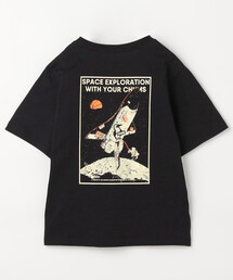 CHUMS（チャムス）の「限定展開 CHUMS/チャムス キッズスペースブービースペースシップポケットTシャツ / Kids Space Booby Spaceship Pocket T-Shirt（Tシャツ/カットソー）」
