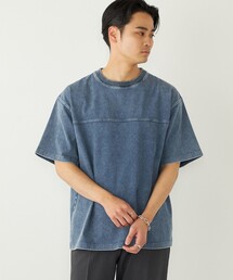 SHIPS Colors:カット デニム Tシャツ◇