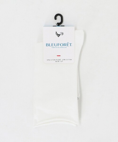 BLEU FORET（ブルーフォレ）の「＜BLEU FORET＞ 6594 Solidcolors（ソックス/靴下・レディース・ホワイト/ブラック/ダークグレー・FREE）」の2枚目の写真