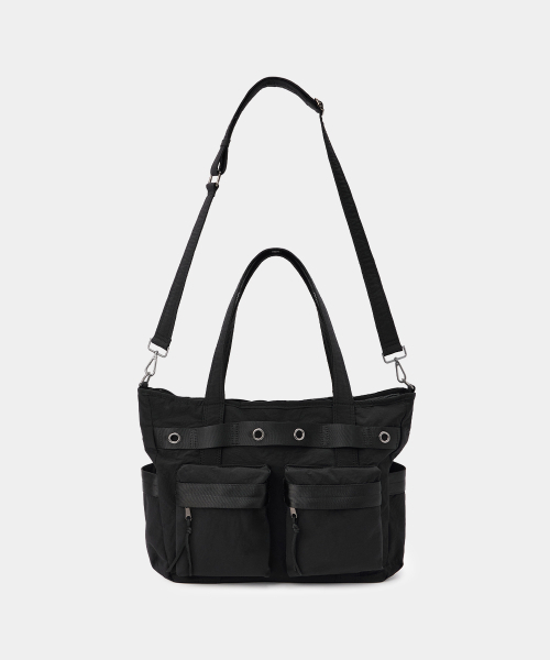 MAISON MINED(メゾンミネド)の「TWO-WAY SHOULDER BAG BLACK(ショルダーバッグ・メンズ・その他・FREE)」の4枚目の写真
