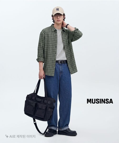 MAISON MINED(メゾンミネド)の「TWO-WAY SHOULDER BAG BLACK(ショルダーバッグ・メンズ・その他・FREE)」の16枚目の写真