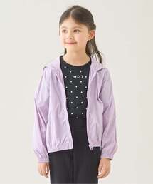 Lycee mine（リセマイン）の「【太陽から守る】【UVカット・接触冷感】フード付きフルジップパーカ（ブルゾン）」