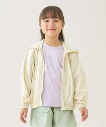 Lycee mine（リセマイン）の「【太陽から守る】【UVカット・接触冷感】フード付きフルジップパーカ（ブルゾン）」