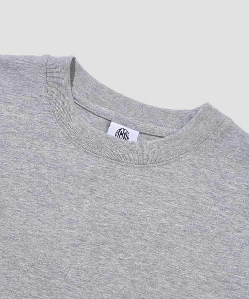 AGOD（エージーオーディー）の「ベックインシジョンクロップハーフTシャツ[グレー]（Tシャツ/カットソー・レディース・その他・MEDIUM/SMALL/LARGE）」の6枚目の写真