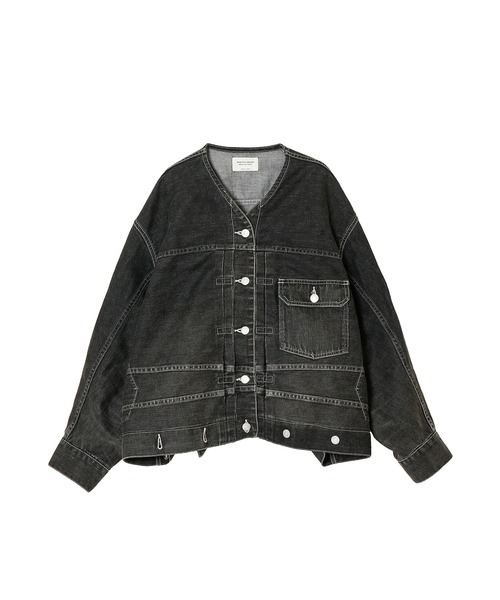 beautiful people(ビューティフルピープル)の「double-end selvedge denimblous 1626102026(その他パンツ・メンズ・ブラック・36inch)」の3枚目の写真