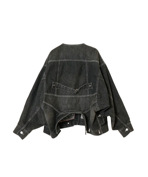 beautiful people(ビューティフルピープル)の「double-end selvedge denimblous 1626102026(その他パンツ・メンズ・ブラック・36inch)」の4枚目の写真