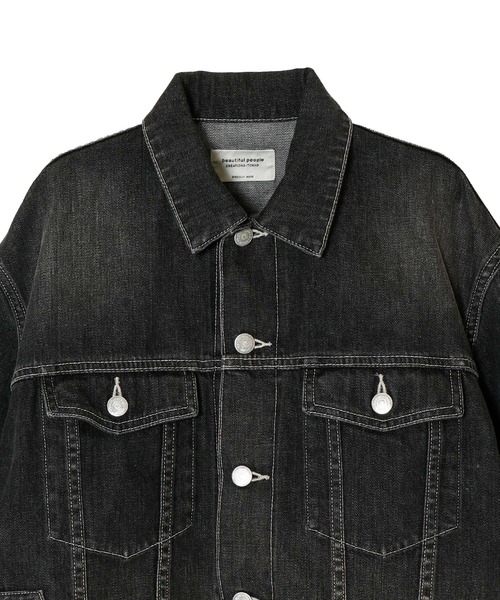 beautiful people(ビューティフルピープル)の「double-end selvedge denimblous 1626102026(その他パンツ・メンズ・ブラック・36inch)」の5枚目の写真