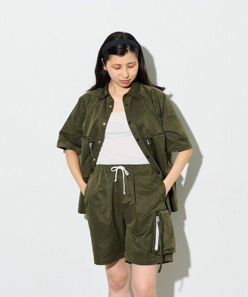 B-DAY STORE(ビーデイストア)の「【B-DAY STORE】ビックポケットショートパンツ(その他パンツ・レディース・カーキ/ネイビー・0)」の5枚目の写真