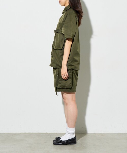 B-DAY STORE(ビーデイストア)の「【B-DAY STORE】ビックポケットショートパンツ(その他パンツ・レディース・カーキ/ネイビー・0)」の14枚目の写真