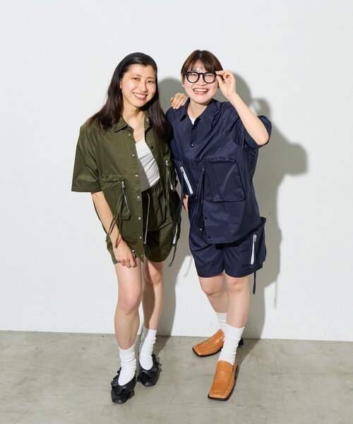 B-DAY STORE(ビーデイストア)の「【B-DAY STORE】ビックポケットショートパンツ(その他パンツ・レディース・カーキ/ネイビー・0)」の17枚目の写真