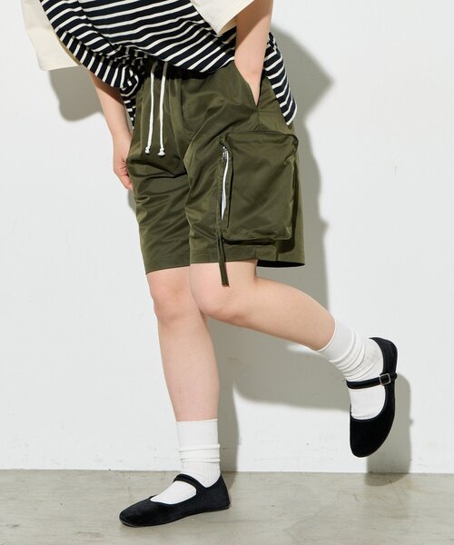 B-DAY STORE(ビーデイストア)の「【B-DAY STORE】ビックポケットショートパンツ(その他パンツ・レディース・カーキ/ネイビー・0)」の18枚目の写真