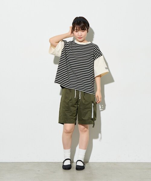 B-DAY STORE(ビーデイストア)の「【B-DAY STORE】ビックポケットショートパンツ(その他パンツ・レディース・カーキ/ネイビー・0)」の19枚目の写真