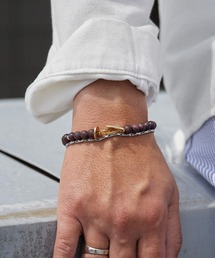 Akashic Tree（アカシックツリー）の「AkashicTree/アカシックツリー GARNET BRACELET ガーネットブレスレット SERPENTINE BRACELET サーペンティンブレスレット 2026年春夏（ブレスレット）」