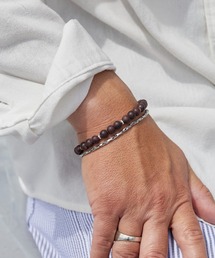 Akashic Tree（アカシックツリー）の「AkashicTree/アカシックツリー GARNET BRACELET ガーネットブレスレット SERPENTINE BRACELET サーペンティンブレスレット 秋 秋服 2026年秋冬（ブレスレット）」