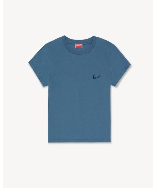 KENZO（ケンゾー）の「'KENZO Signature' エンブロイダリー スモール フィット Tシャツ イン コットン（Tシャツ/カットソー・レディース・グレー系その他・X-SMALL/SMALL/MEDIUM）」の6枚目の写真