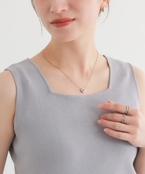 n'OrLABEL(ノアールレーベル)の「【接触冷感】冷感前後2wayニットタンクトップ(タンクトップ・レディース・オフホワイト/ライトグレー/ブラック・2/1)」の18枚目の写真