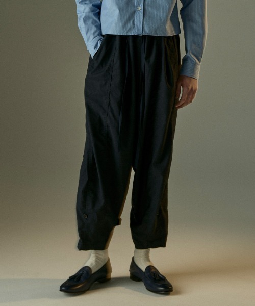 Toironier(トワロニエ)の「Toironier/トワロニエ/MILITARY TROUSERS(その他パンツ・メンズ・ホワイト系2/ネイビー・F)」の2枚目の写真