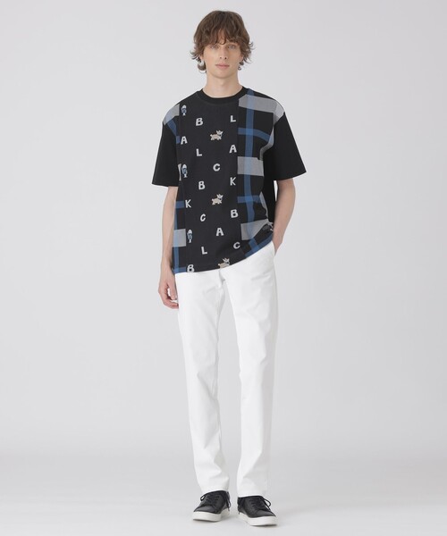 BLACK LABEL CRESTBRIDGE(ブラックレーベル・クレストブリッジ)の「ARTISANALコーギー&ガーズマンハイブリッドTシャツ(Tシャツ/カットソー・メンズ・オフホワイト/ブラック・L/XL/M/S)」の8枚目の写真