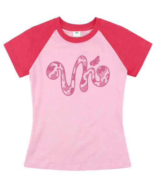 VENHIT(ベンヒット)の「エンジェルカモ VH レグランスリムフィット半袖Tシャツ(Tシャツ/カットソー・レディース・チャコールグレー/ホワイト/イエロー/ピンク・LARGE/MEDIUM/SMALL)」の7枚目の写真