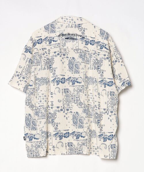 Quiksilver（クイックシルバー）の「クイックシルバー QUIKSILVER MERCURY PAISLEY OPEN SHIRT（シャツ/ブラウス・メンズ・アイボリー/ブルー・M/L/LL）」の3枚目の写真