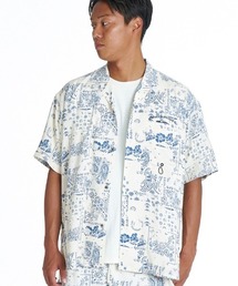 クイックシルバー QUIKSILVER MERCURY PAISLEY OPEN SHIRT