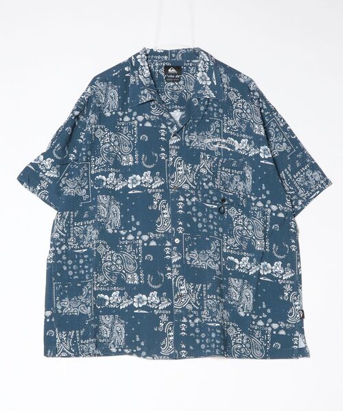 Quiksilver（クイックシルバー）の「クイックシルバー QUIKSILVER MERCURY PAISLEY OPEN SHIRT（シャツ/ブラウス・メンズ・アイボリー/ブルー・M/L/LL）」の11枚目の写真