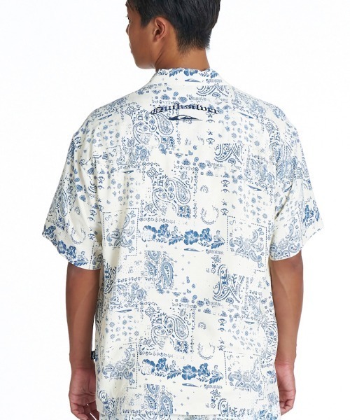 Quiksilver（クイックシルバー）の「クイックシルバー QUIKSILVER MERCURY PAISLEY OPEN SHIRT（シャツ/ブラウス・メンズ・アイボリー/ブルー・M/L/LL）」の10枚目の写真