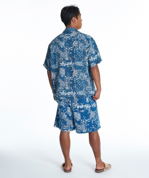 Quiksilver（クイックシルバー）の「クイックシルバー QUIKSILVER MERCURY PAISLEY OPEN SHIRT（シャツ/ブラウス・メンズ・アイボリー/ブルー・M/L/LL）」の6枚目の写真