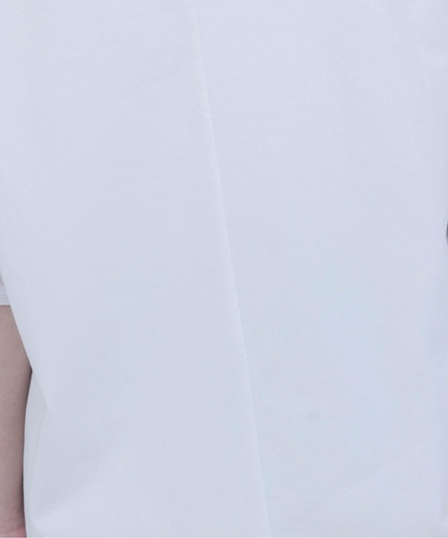 Eimee Law（エイミーロウ）の「フォトコラージュプリント メッシュスリーブTシャツ（Tシャツ/カットソー・レディース・オフホワイト/ブラック/ブラウン・FREE）」の16枚目の写真