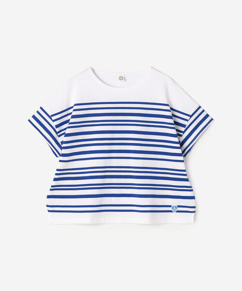 ORCIVAL（オーシバル）の「ORCIVAL | コットン クルーネック半袖Tシャツ WOMEN（Tシャツ/カットソー・レディース・グレー系その他/ブルー系その他・1）」の6枚目の写真