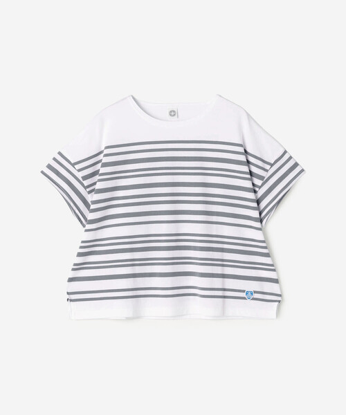 ORCIVAL（オーシバル）の「ORCIVAL | コットン クルーネック半袖Tシャツ WOMEN（Tシャツ/カットソー・レディース・グレー系その他/ブルー系その他・1）」の18枚目の写真