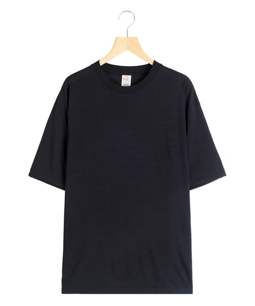 GOLD（ゴールド）の「GOLD / ゴールド：SUMMER WOOL REGULAR T-SHIRT：26A-GL79487[MUS]（Tシャツ/カットソー・メンズ・ブラック/チャコールグレー・M/L）」の3枚目の写真