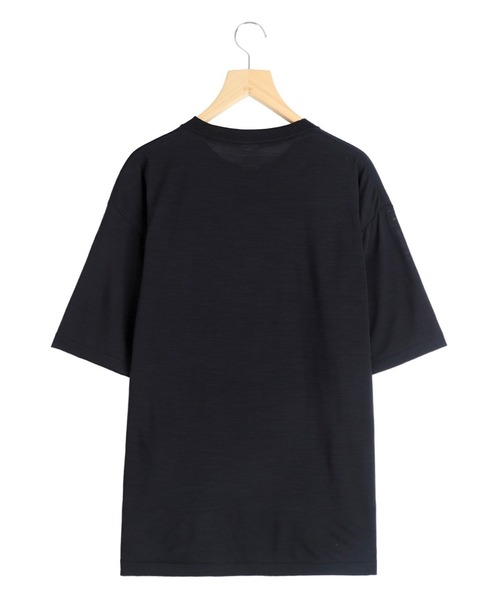 GOLD（ゴールド）の「GOLD / ゴールド：SUMMER WOOL REGULAR T-SHIRT：26A-GL79487[MUS]（Tシャツ/カットソー・メンズ・ブラック/チャコールグレー・M/L）」の4枚目の写真
