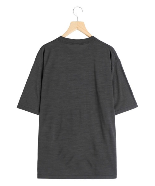 GOLD（ゴールド）の「GOLD / ゴールド：SUMMER WOOL REGULAR T-SHIRT：26A-GL79487[MUS]（Tシャツ/カットソー・メンズ・ブラック/チャコールグレー・M/L）」の12枚目の写真