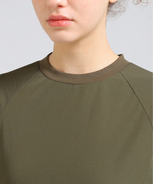 AVIREX（アヴィレックス）の「《直営店限定》RAGLAN SLEEVE LOGO PRINT ZIP ACTIVE ONE PIECE（ワンピース・レディース・ブラック/オリーブ/ベージュ・F）」の18枚目の写真