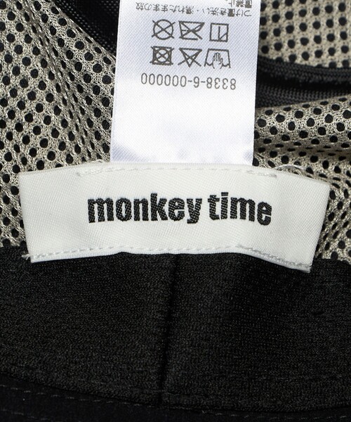 MONKEY TIME(モンキータイム)の「ドットエアー バケット ハット(ハット・メンズ・ダークグレー/ブラック・FREE)」の3枚目の写真
