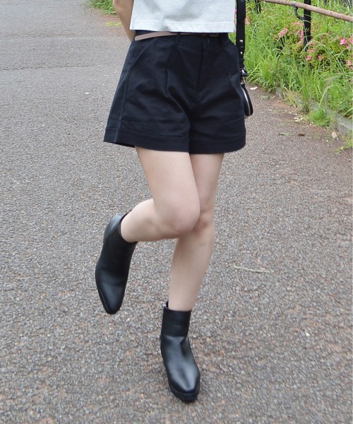 spiritoso(スピリトーゾ)の「【spiritoso】ハイウエストショートパンツ(その他パンツ・レディース・ベージュ/ホワイト/ブラック・LARGE/MEDIUM)」の10枚目の写真