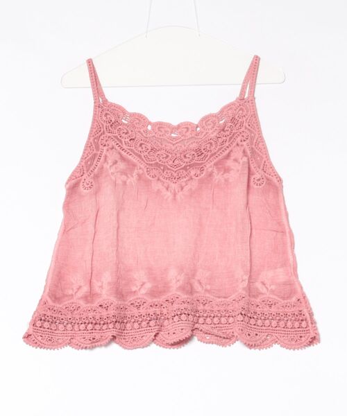 ammy.(エイミードット)の「【 ammy. / エイミードット 】 レース ヘム ナチュラル キャミソール(キャミソール・レディース・ホワイト/グレー/イエロー/グリーン/アイボリー/ピンク/ブラック/ブラウン・FREE)」の14枚目の写真