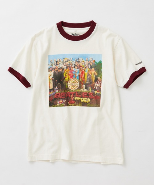 Lee(リー)の「Wrangler/ラングラー WRINGER T-SHIRTS【BEATLES】(Tシャツ/カットソー・メンズ・ブラック/ネイビー/ワイン・MEDIUM/LARGE/X-LARGE/SMALL)」の3枚目の写真